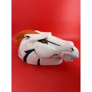 Vintage Denver Broncos Foam Head Hat Fan Wear Gear NFL Foamheads Broncohead Rare
